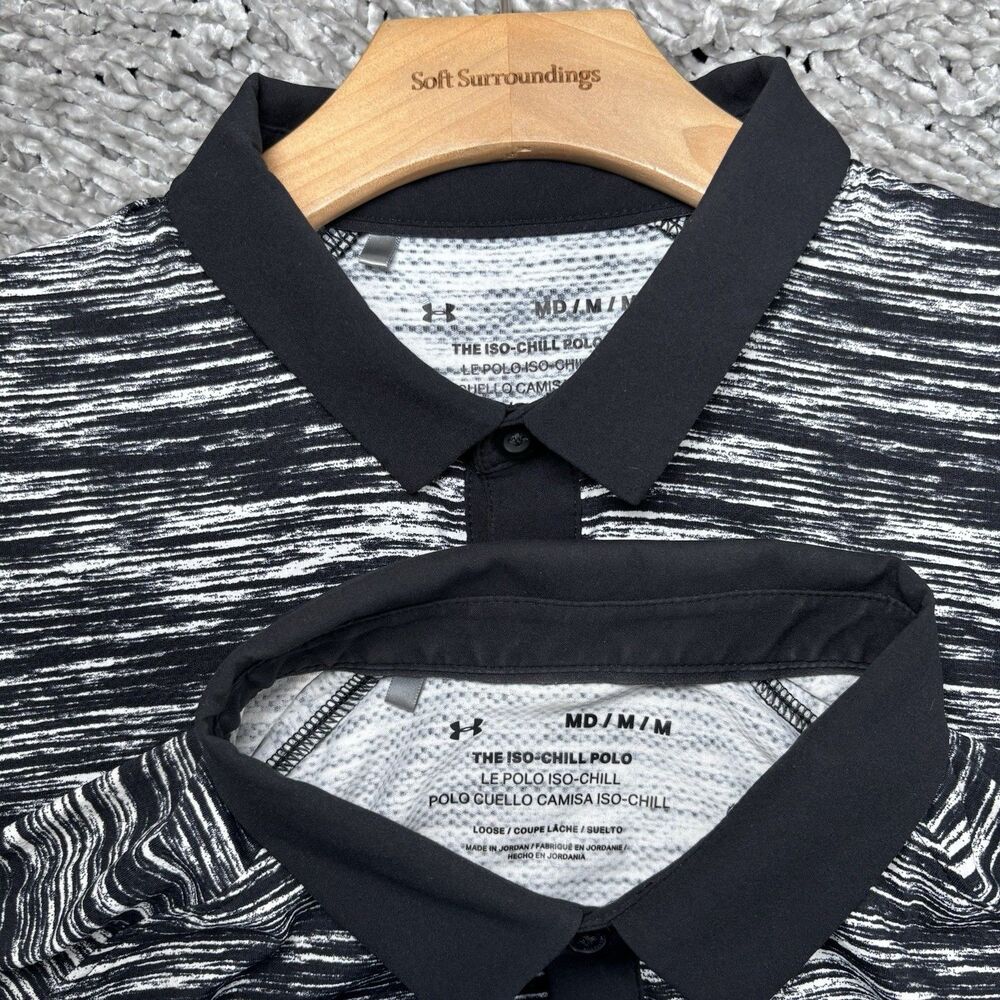 Under Armour The ISO CHILL Polo Shirt Bundle Of Two Men’s Medium Black Golf